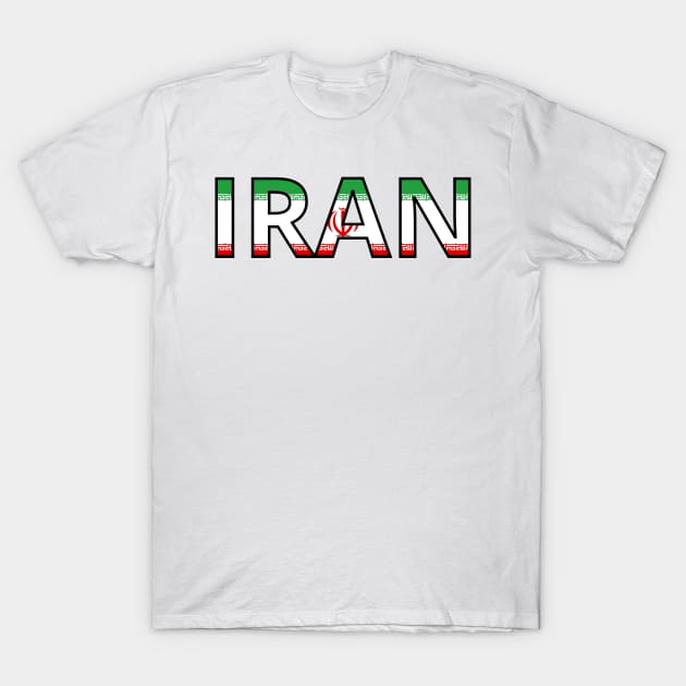 Drapeau Iran T-Shirt by Pixelforma